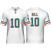 Custom Mens/Youth Football Stitched T-Shirt for Sports Fan Green/White No Brand/Logos