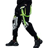 XYXIONGMAO Men's Tactical Cargo Pants Casual Streetwear Techwear Sweatpants Black Hip Hop Joggers Pants for Men