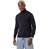 TAILORED RECREATION PREMIUM Men's Turtleneck Sweaters Slim Fit Wool High Neck Knit Shirt Long Sleeve Pullover Sweatshirt