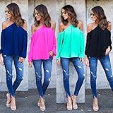 Sunward(TM)Women Fashion Irregular Strapless Chiffon Tops