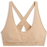 TomboyX All Day Bralette for Women, Modal Blend, Racerback Wireless Bras, Medium Impact with Adjustable Straps and No Padding