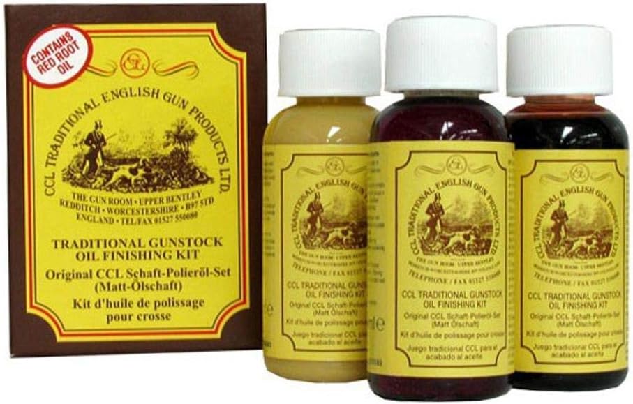 CCL Traditional Gunstock Oil Finishing Kit to bring your shotgun or