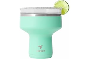 REDUCE Saltini 16 oz Cocktail Tumbler - Insulated Margarita Tumbler with Lid - Keeps Drinks Cold for 10 Hours - 360 Sippable 