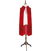 Mayplous Halloween Costumes Women Men Cosplay Long Cape Velvet Cloak Fancy Dress for Role Play