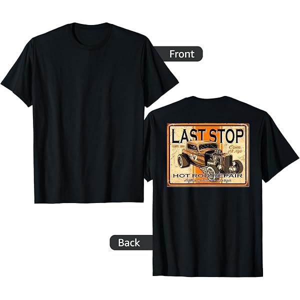 T-Shirt Uomo American Rat Rod – Personalizzata Cultura Classica Auto D'Epoca