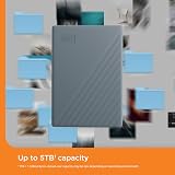WD 4TB My Passport USB-C Portable External Hard Drive USB 3.2 Gen 1 Grey view 5