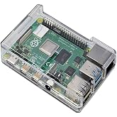 SB Components Raspberry Pi 4 Model B Clear Case - Access to All Ports