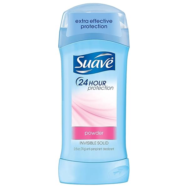 SUAVE INVIS SLD BABY SIZE 2.6Z SUAVE POWDER INVISIBLE SOLID DEODORANT 2.6OZ