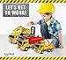 Friction Powered Cement Mixer Push and Go Construction Toy for Boys and Girls with Lights and Sounds - Realistic 1:16 Scale Design - by ToyThrill