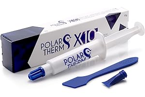 Polartherm X-10 by Thermal Grizzly - 10 Grams CPU Thermal Paste for CPU & GPU - High Thermal Conductivity, Long Durability, N