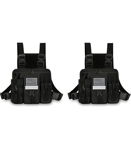 【ENFOLD】TWO-WAY HOLDER VEST Amazon.com: Radio Shoulder Holster Chest Harness Holder Vest Rig
