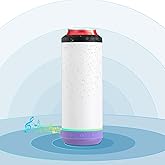 INSTOME 16oz Music Can Cooler - 4-in-1 Insulated Speaker Cup for Skinny Drinks & Beers,Customizable Sublimation Design | Perfect for Pool Parties & Daily Use