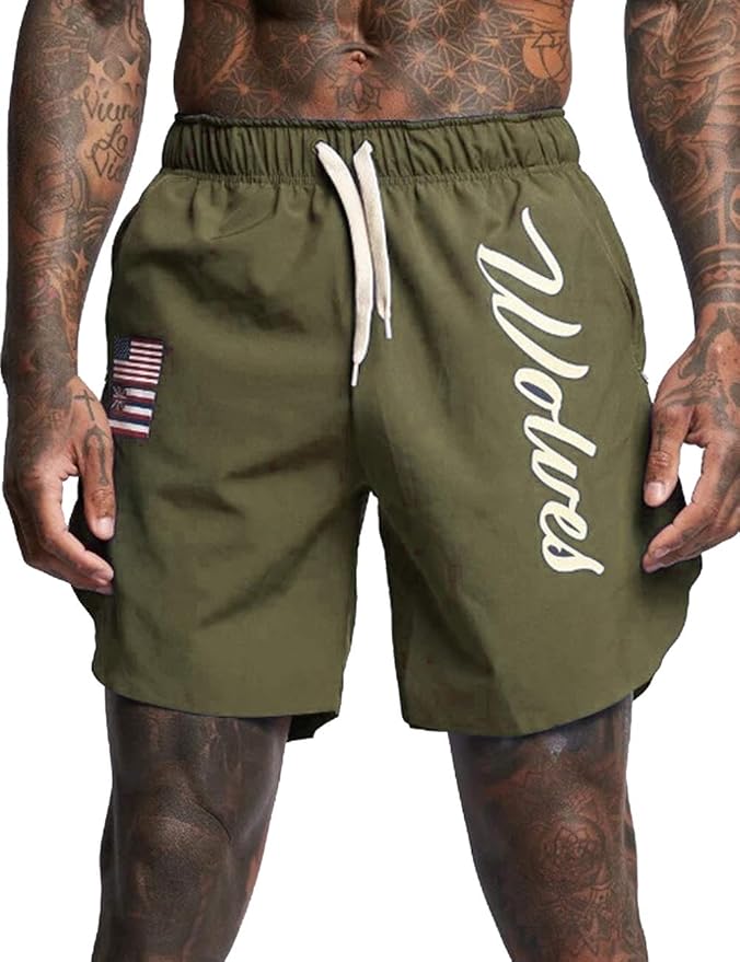 Men's Bodybuilding Training Short Shorts Gym Running Jogging