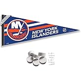 New York Islanders Pennant Flag and Wall Tack Pads Mounts