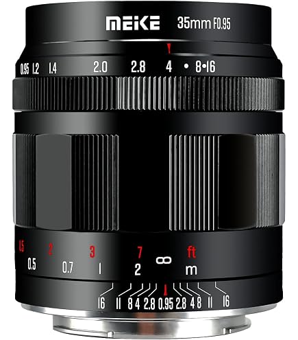 Amazon.com : Laowa Argus 33mm f/0.95 CF APO Hybrid Lens Black for