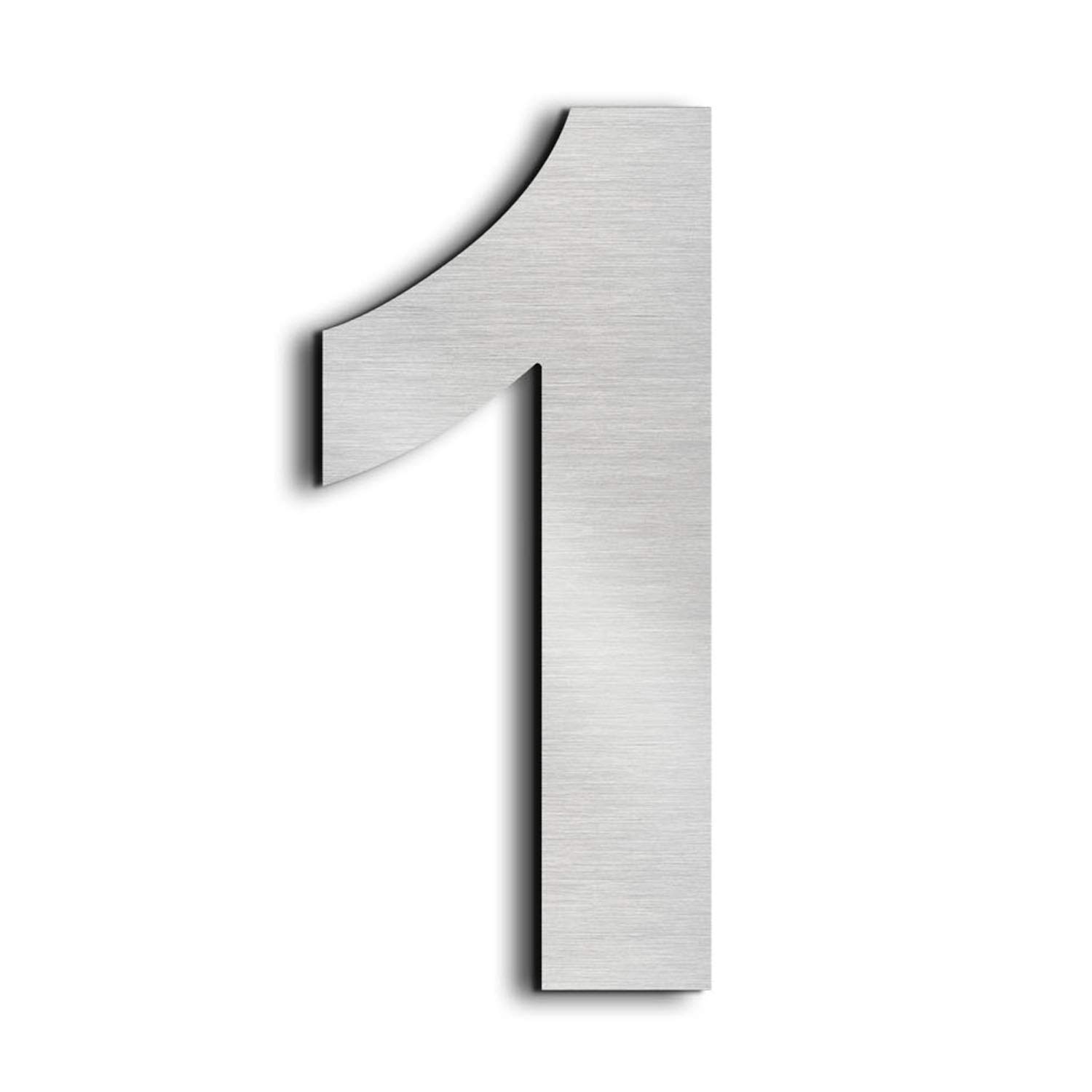 nanlyiau house numbers height 15.3cm Used for mailbox door house street made of solid Stainless Steel SUS304 Floating Appearance(6in1)