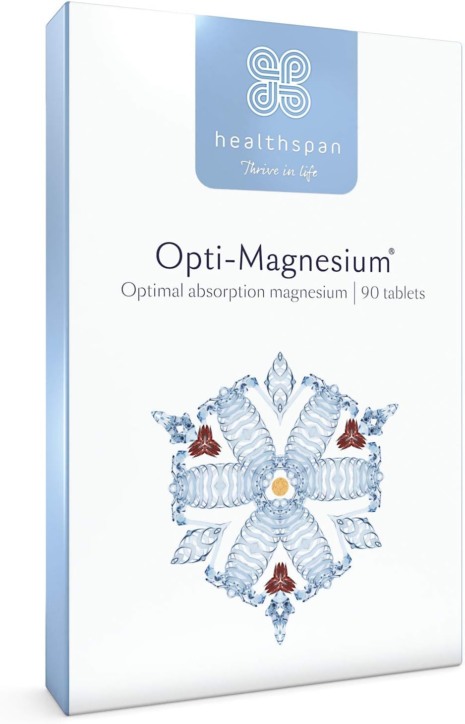 OptiMagnesium Healthspan 90 Tablets Easily Absorbed Added