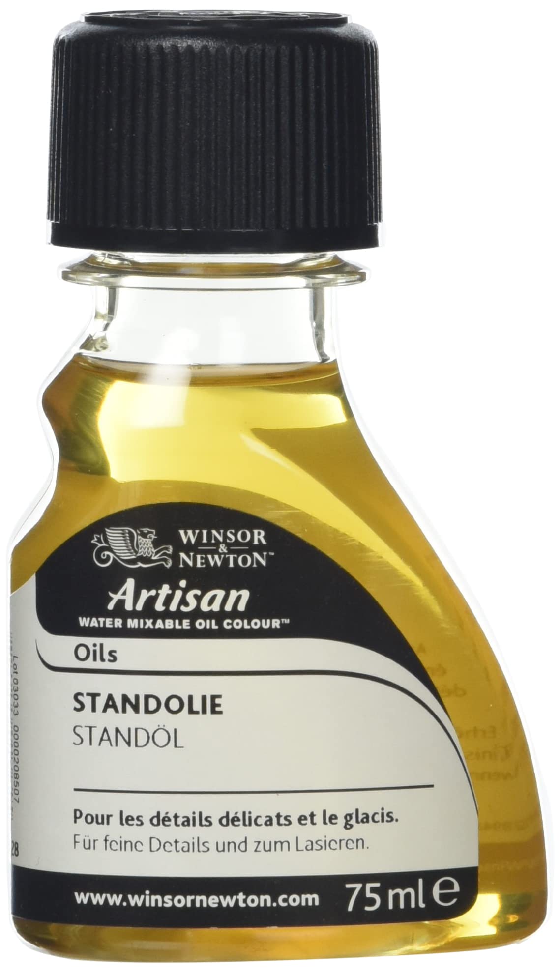 Winsor & Newton Artisan Stand Oil Glazing Medium, oil-based paint, transparent, 75 ml