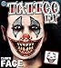 Tinsley Transfers Clown Face Tattoo Adult Accessory