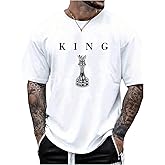 SOLY HUX Men's Color Block Graphic Tees Print Short Sleeve Round Neck T Shirt Top