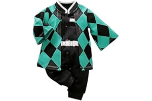 Zusnxaxe Anime Costume Baby Romper Newborn Halloween Thanksgiving Infant Christmas Jumpsuit Toddler Cosplay Outfit