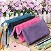 BTSKY Pencil Case with 3 Pockets- High Capacity Pen Bag Makeup Pouch Students Stationery Pencil Organizer (Purple)