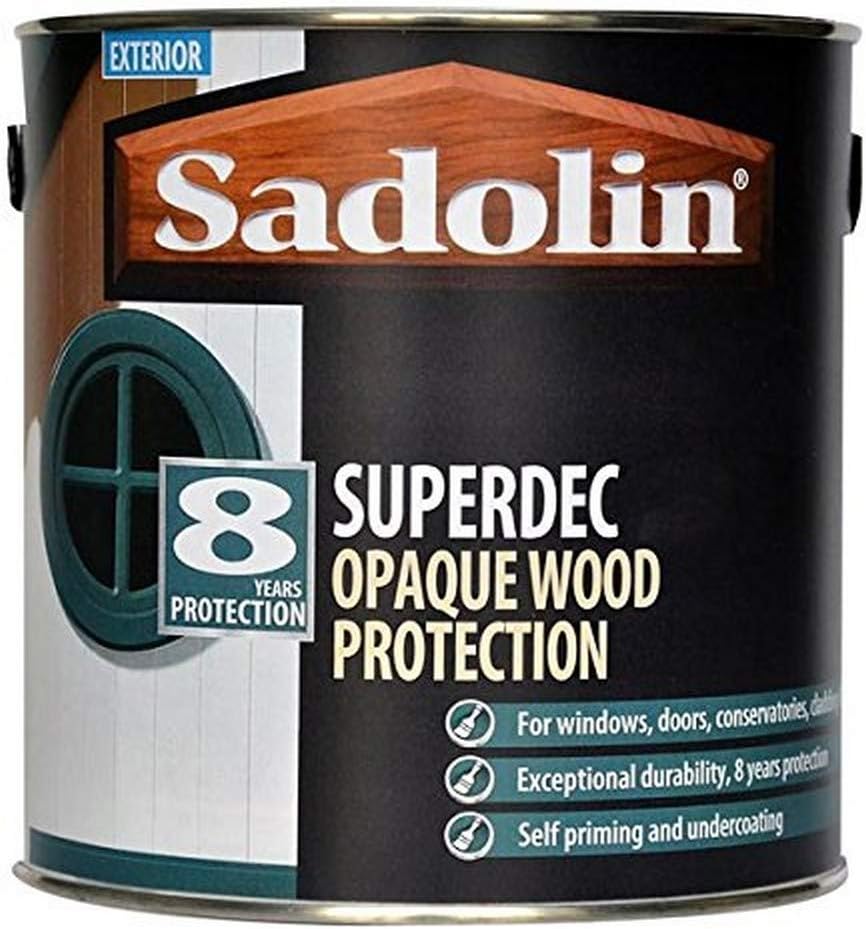 Sadolin Superdec Opaque Wood Protection 1 litre - Black Gloss, 1L