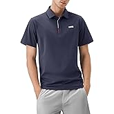 K-Swiss Men's Heritage Suit Collar Polo, Golf Polo Shirts for Men, Casual Short Sleeve Dress Shirt for Work Business