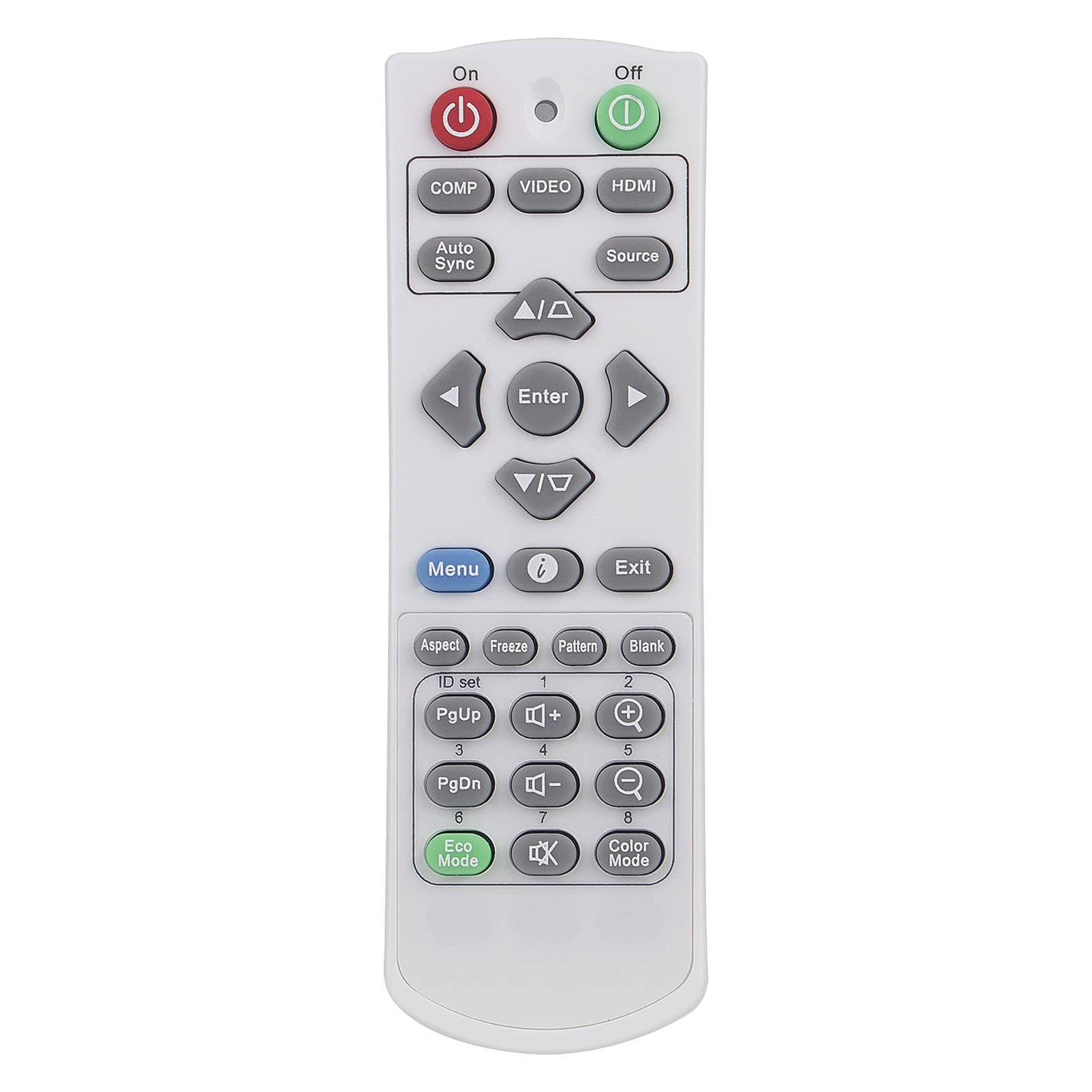 VINABTY Q-3101 Q3101 Replacement Remote Compatible with ViewSonic Projector 90-432100Q3101 A-00010313 PA500S PA500XPA502SE PA502XE PA502X PA503S PA503SP PA503W PA503X PA503XP PG603X PG700WUPG701WU