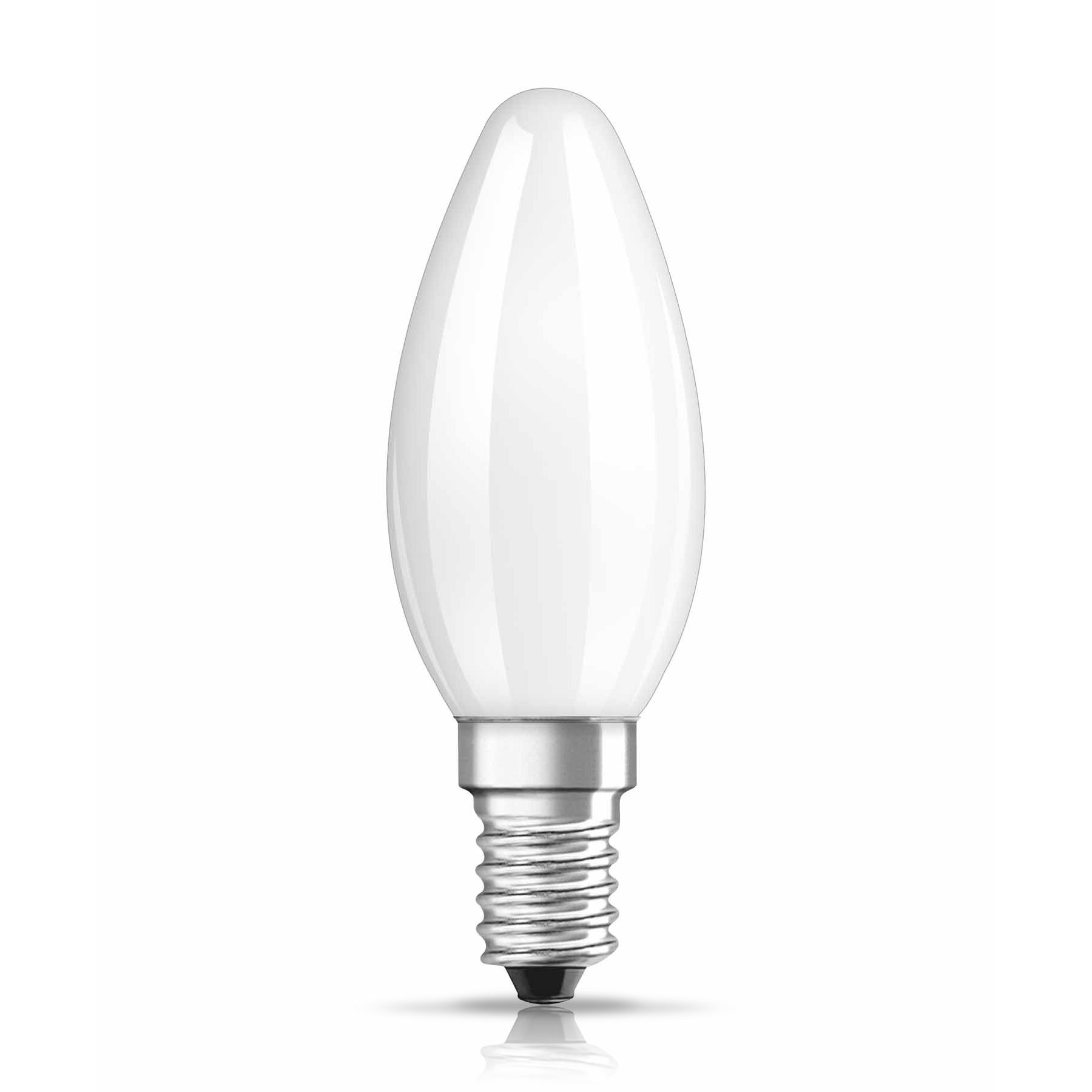 Osram Candle Shape Star+ Classic B Cri90 LED Lamp, Glass, Warm White, E14, 5 W