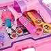 FairyStar Beauty Salon Fashion Makeup Chair Play Set for Kids Pretend Play