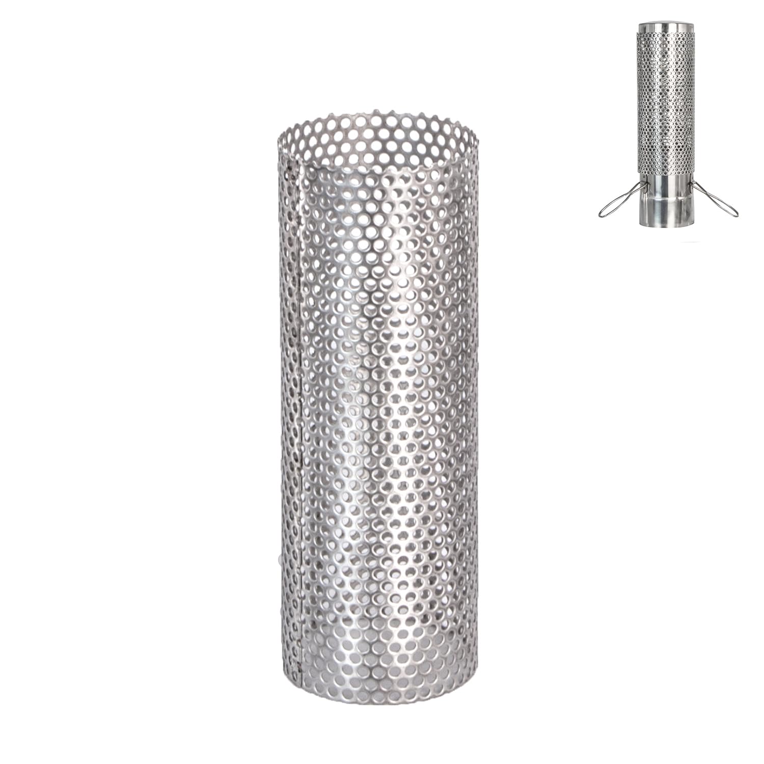 TAISOCA Anti-Scald Fireproof Wrap Pipe Protector with Stove Pipe Spark Arrestor 2.36 Inch (6.1cm Spark Arrestor Screen)