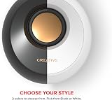 Creative Pebble Modern 2.0 USB Powered Speaker White 45° Elevation view 7
