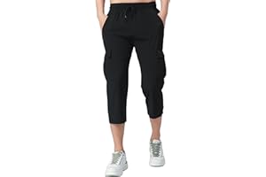 WaltZon Boys Cargo Capris Youth Quick Dry Lightweight Pull-On Hiking Shorts for Sports Outdoor