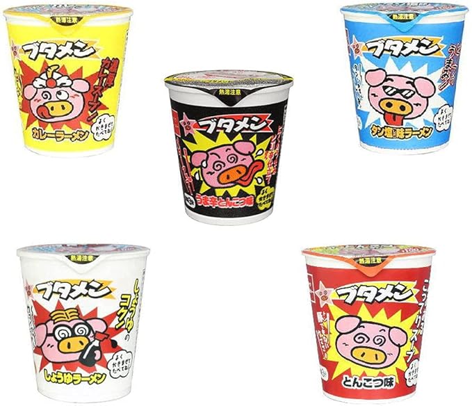 Amazon スナック感覚のカップ麺 おやつカンパニー ブタメン 30個セット 広島屋 麺類 パスタ 通販