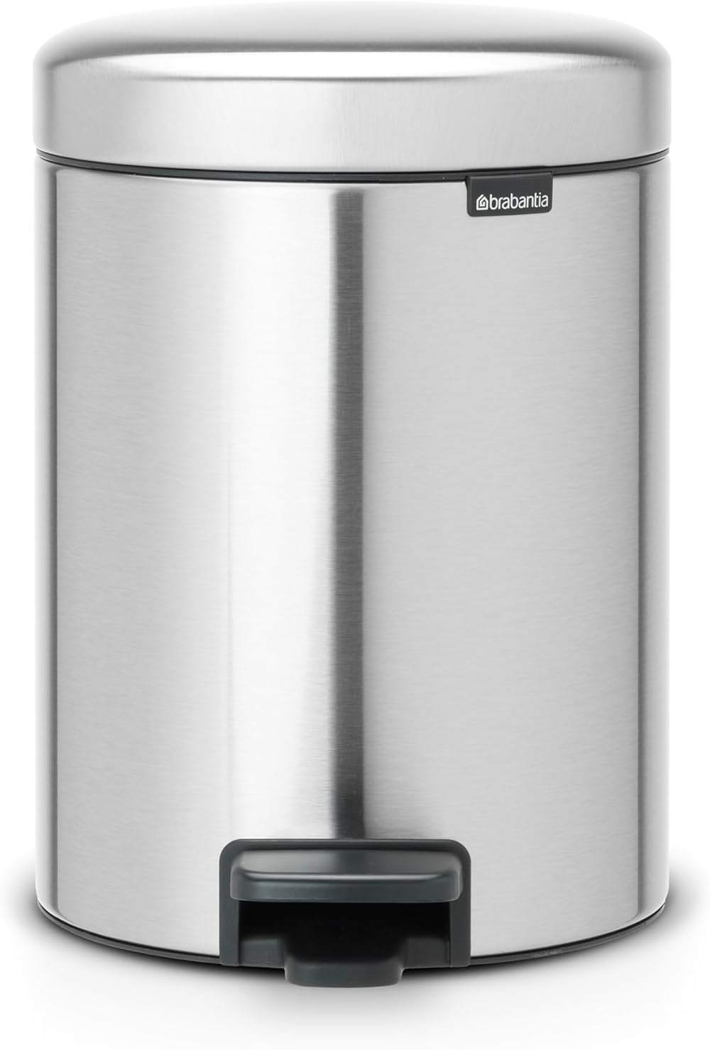 Brabantia newIcon Pedal Bin 5 L Matt Steel Fingerprint Proof