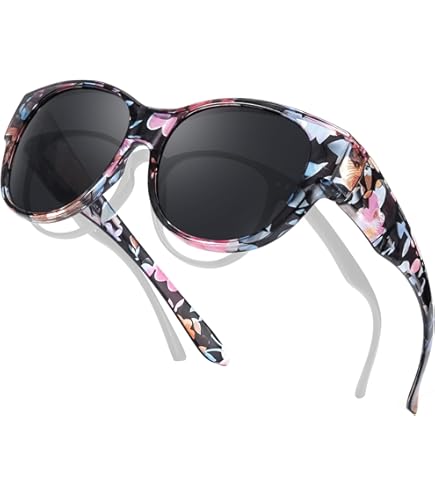 Cat Eye Sunglasses Trendy Wrap Around UV400 Protection for Women Amazon.com: Leoidou Polarized Sunglasses Fit Over Glasses  main image 2