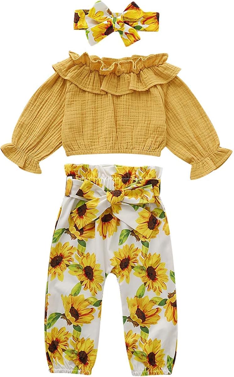 sunflower newborn outfit