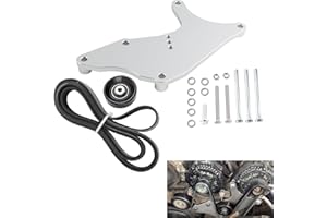 RiAiCiING Upgraded LS Dual Alternator Bracket Kit for Truck SUV, Compatible with 1999-2013 Chevy Tahoe Suburban Silverado, GMC Yukon, Cadillac Escalade, Hummer H2 4.8L 5.3L 6.0L 6.2L Vortec V8 Engine