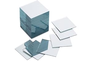 Square Mirror Tiles for DIY Crafts and Home Decorations (2-in., 60-Pack)