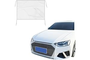 TSUGAMI Car Grill Mesh, Nylon Vehicle Front Grilles Mesh Air Intake Inserts, Multifunctional Auto Exterior Spoiler Air Vents 