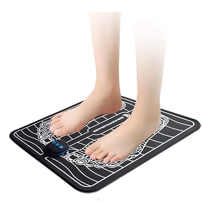 power legs vibration plate foot massager platform with rotating acupressure Amazon.com: Dienspeak Power Legs Vibration Plate Foot Massager Platform  with Rotating Acupressure Heads Multi Setting Electric Foot Massager  (White) : Health & Household main image 0