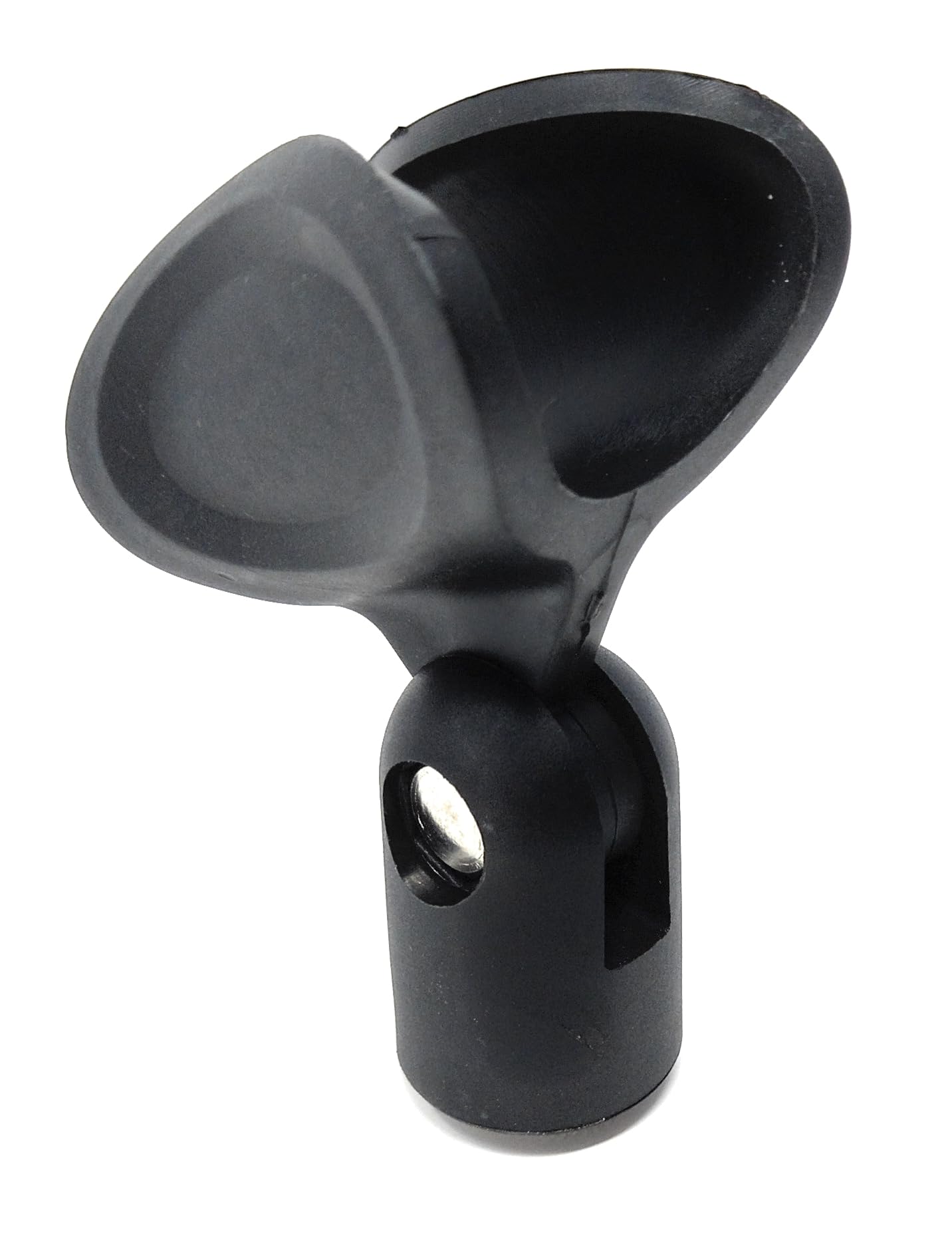 Universal Microphone Mic Clip Holder 25-30mm, Supplied with 5/8" to 3/8" Metal Thread Adaptor