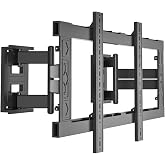 WANDEMEI Full Motion TV Wall Mount for 80-130 Inch TVs | 350 LBS (175KG) Capacity, 8-Arm Support, Anti-Sag Adjustment, VESA 200x200-1000x600mm, Fits Irregular Walls DY1082
