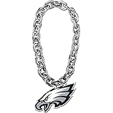 Aminco Philadelphia Eagles NFL Team Fan Chain, Silver