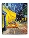 DECORARTS - Cafe Terrace At Night, Vincent Van Gogh Art Reproduction. Giclee Canvas Prints Wall Art for Home Decor 20x16