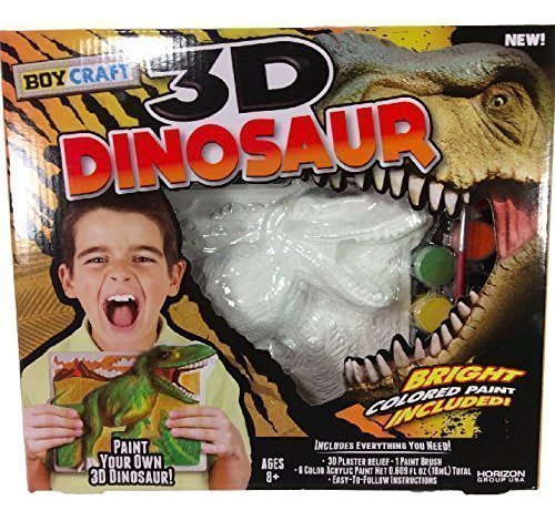 Diy Paint Your Own 3D Dinosaur By Boy Craft