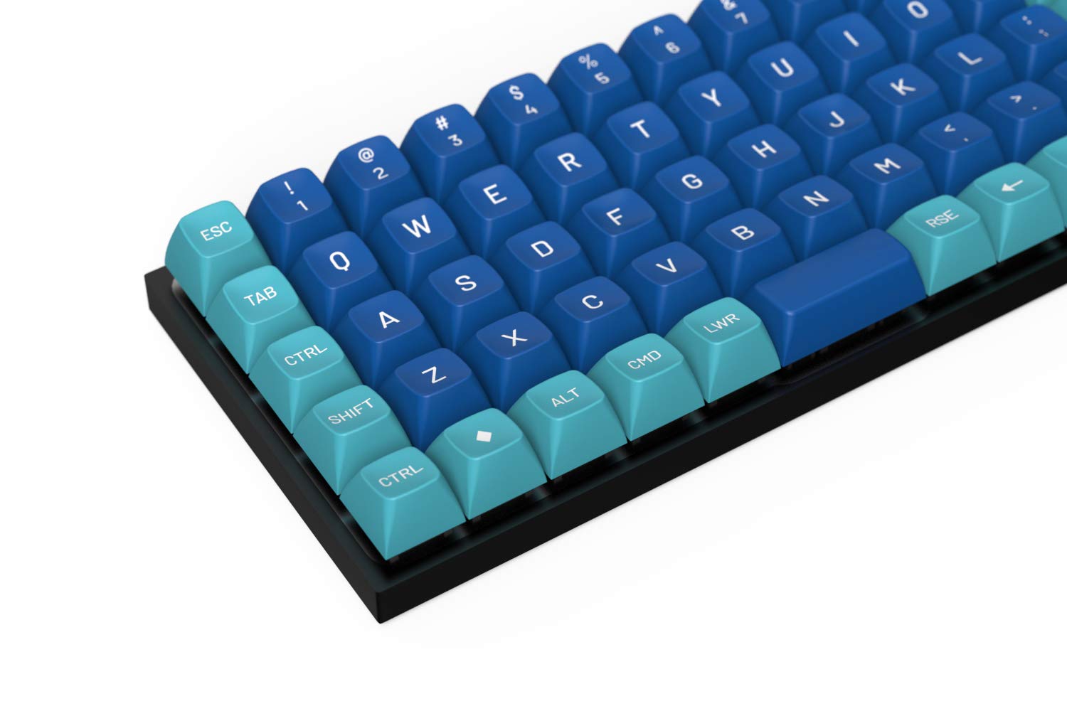 Drop MT3 Dasher Keycap Set, ABS Hi-Profile Keycaps, Doubleshot Legends, MX Style Covers Ortholinear Keyboards (Ortho Kit)
