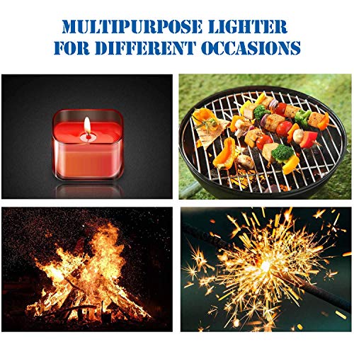 Yeuligo Torch Lighter, Upgraded Butane Lighter with Safety Switch, Windproof Refillable Mini