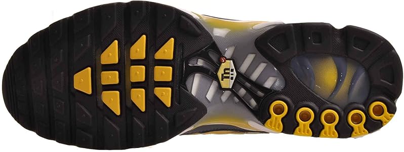 nike air max plus og steel spun yellow & white